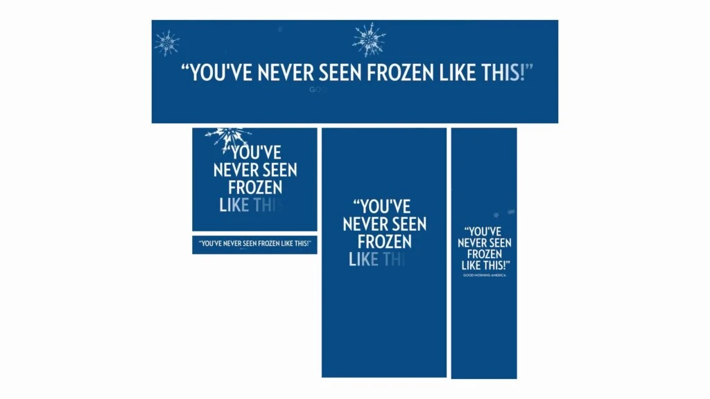 Frozen - Zestaw banerów na Brisbane, obraz 1 z 3