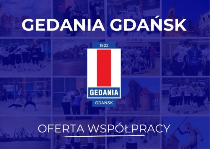Slajd z prezentacji oferty współpracy Gedanii Gdańsk