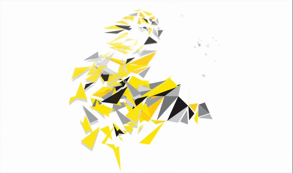Lion - Animacja logo w stylu low poly, obraz 1 z 3