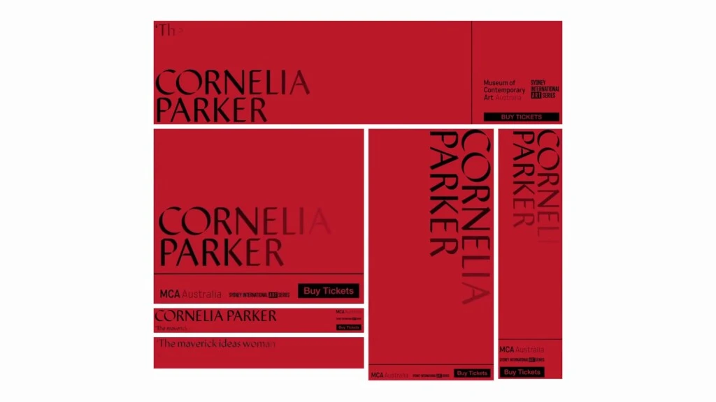 Cornelia Parker - Zestaw banerów dla MCA Australia, obraz 2 z 3