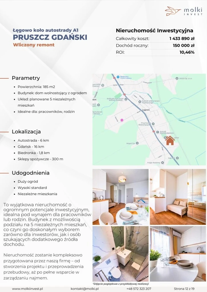 Molki Invest - Katalog nieruchomości inwestycyjnych, strona 12 z 19