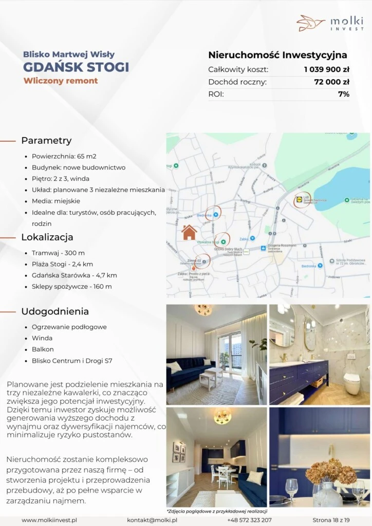 Molki Invest - Katalog nieruchomości inwestycyjnych, strona 18 z 19