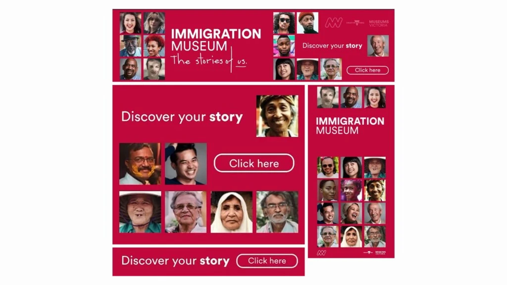 Immigration Museum - Zestaw banerów The stories of us, obraz 3 z 3